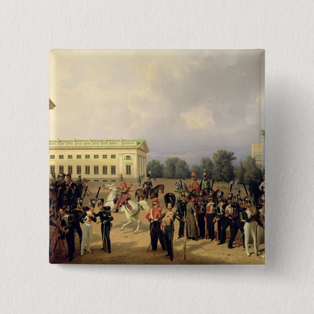 Der russische Schutz in Tsarskoye Selo Button (Vorderseite)