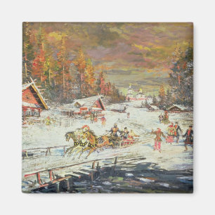 Der russische Winter, 1900-10 Magnet