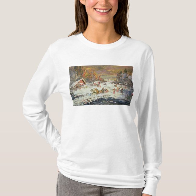 Der russische Winter, 1900-10 T-Shirt (Vorderseite)