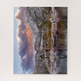 Der Sabrina See Dämmerung mit Booten, Foto der bil Puzzle