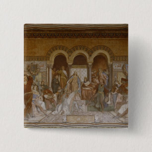 Der Saengerkrieg, c.1854-55 Button