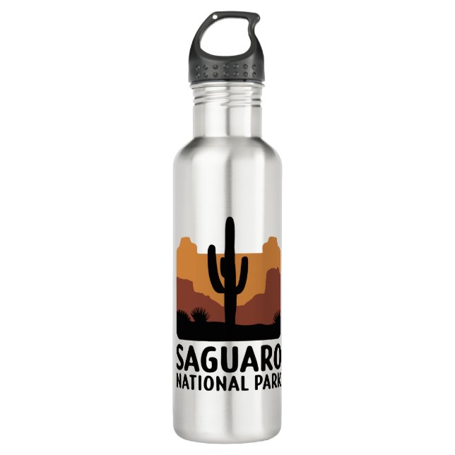 Der Saguaro Cactus Edelstahlflasche (Vorderseite)