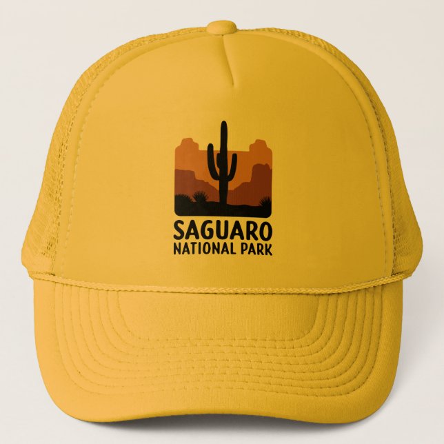 Der Saguaro Cactus Truckerkappe (Vorderseite)