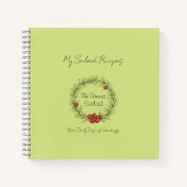 Der Salat der Grüntöne Notizbuch