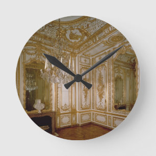 Der Salon de Musique (Musik-Raum) von Adelaide, Runde Wanduhr