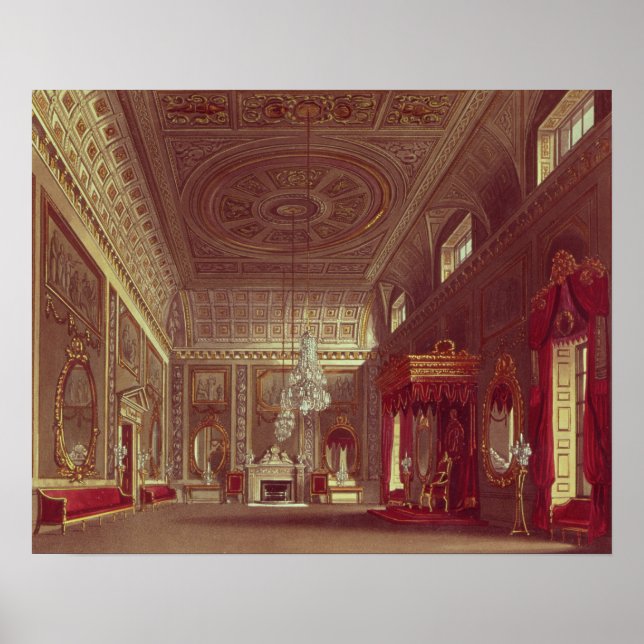 Der Salon, der Buckingham Palace Poster (Vorne)