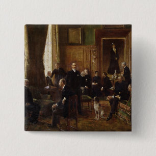 Der Salon der Gräfin Potocka, 1887 Button