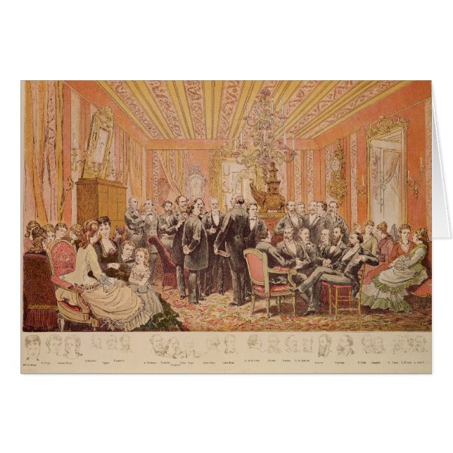Der Salon von Victor Hugo (Vorderseite (Horizontal))