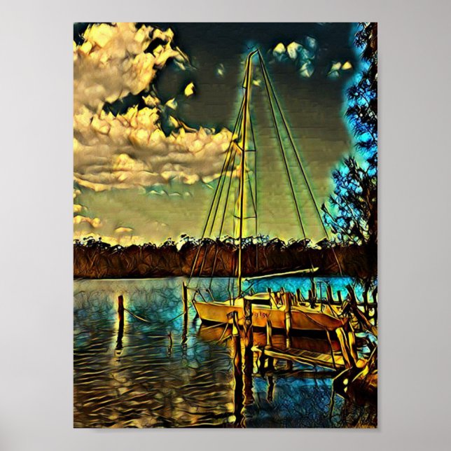 Der salzige Tiger Poster (Vorne)