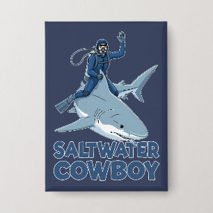 Der Salzwassercowboy Button