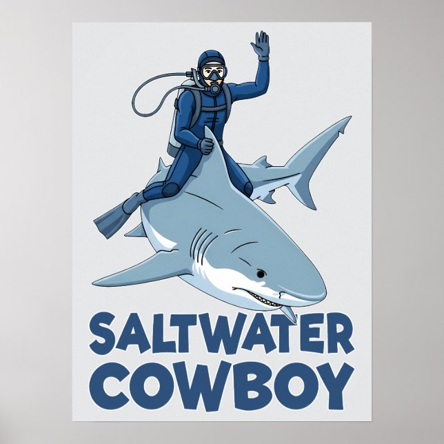 Der Salzwassercowboy Poster (Vorne)