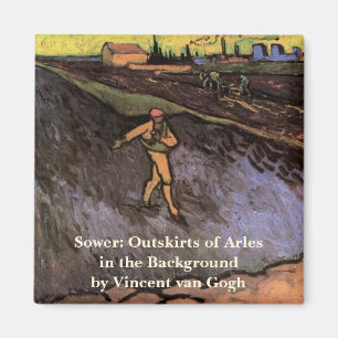 Der Sämann: Außenbezirke von Arles von Vincent van Magnet