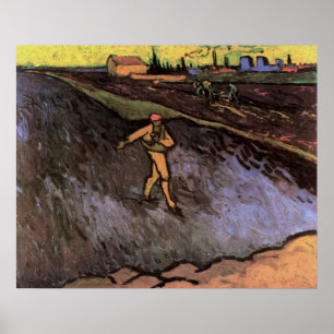 Der Sämann: Außenbezirke von Arles von Vincent van Poster