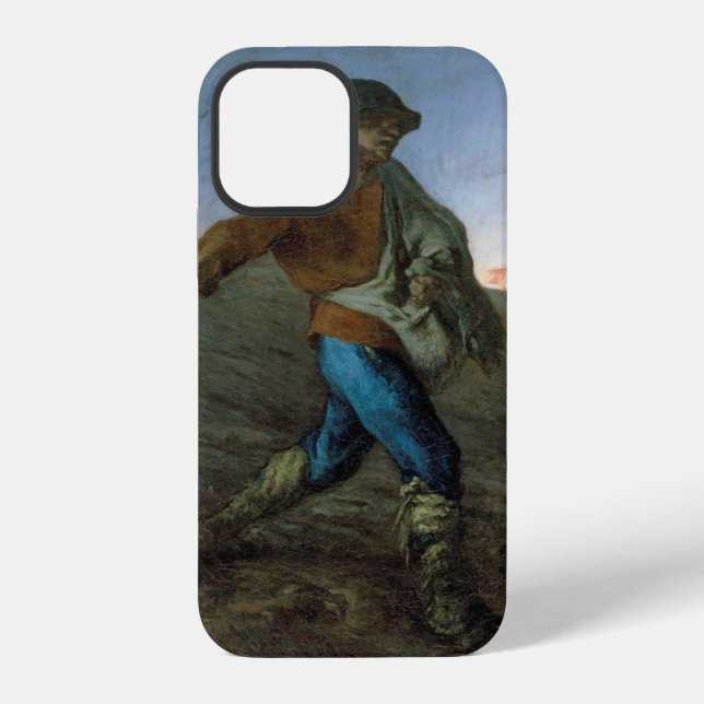 Der Sämann, Jean-Francois Millet iPhone Hülle (Rückseite)