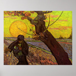 Der Sämann von Vincent van Gogh Poster