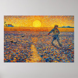 Der Sämann von Vincent van Gogh Poster
