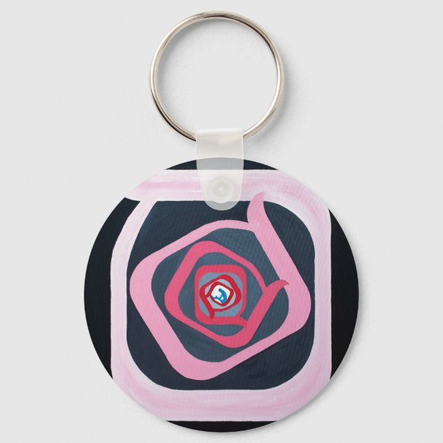 Der Samekh-Brief - hebräisches Alphabet Schlüsselanhänger (Vorderseite)