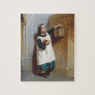 Der Sammlungs-Kasten (Öl auf Platte) Puzzle