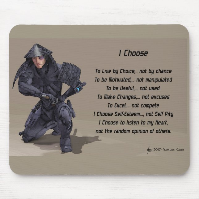 Der Samurai-Code MousePad (Vorne)