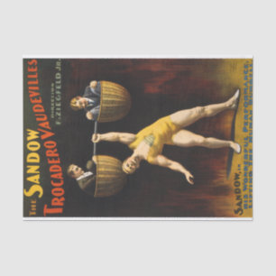 Der Sandow Eugen Sandow Vaudeville-Gewichtheber Seidenpapier