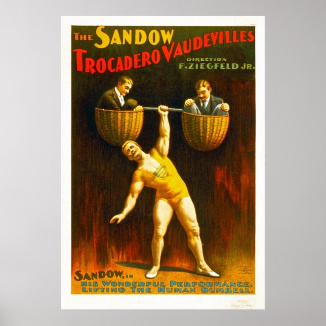 Der Sandstrand Trocadero Vaudevilla Poster (Vorne)