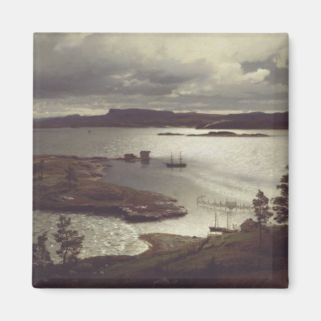 Der Sandvik Fiord von Hans Gude Magnet (Vorne)