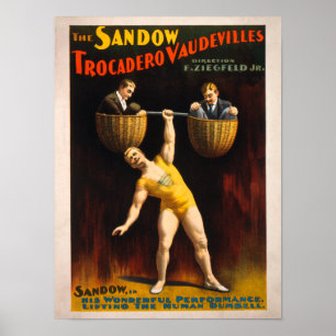 Der Sandwich Trocadero Vaudevilles Weighthieben Poster