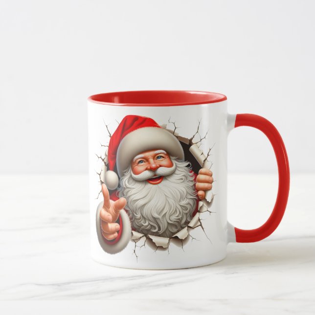 Der Santa bricht aus Tasse (Rechts)