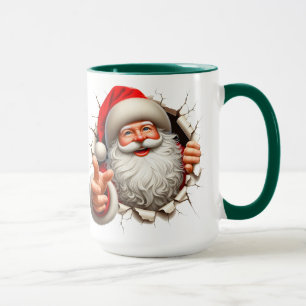 Der Santa bricht aus Tasse