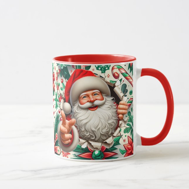 Der Santa bricht aus Tasse (Rechts)
