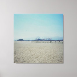 Der Santa Monica Pier  Leinwanddruck