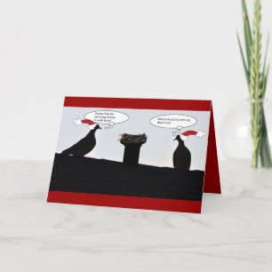 Der Santa versuchen Feiertagskarte