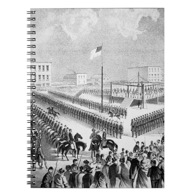 Der Santee Sioux Aufstieg, Mankato, Minnesota, 186 Notizblock (Vorderseite)