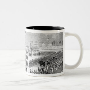 Der Santee Sioux Aufstieg, Mankato, Minnesota, 186 Zweifarbige Tasse