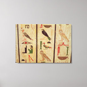 Der Sarkophag von Psamtik I (664-610 BC) Detail O Leinwanddruck