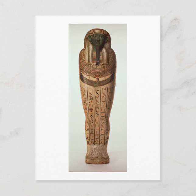 Der Sarkophag von Psamtik I (664-610 v. Chr.) Spät Postkarte (Vorderseite)