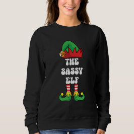 Der Sassy Elf, der hässliche Weihnachtssüßer, der  Sweatshirt