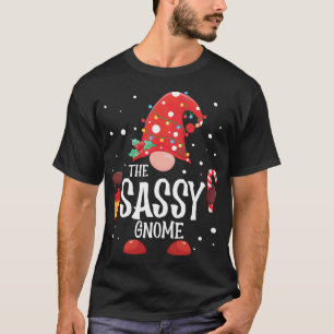 Der Sassy Gnome Matching Family Weihnachtsgnome Pa T-Shirt