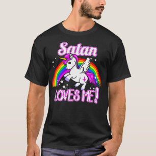 Der Satan Lieben mich Religion ohne Glauben T-Shirt