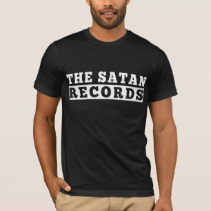 Der Satan Platten Schwarzer T - Shirt