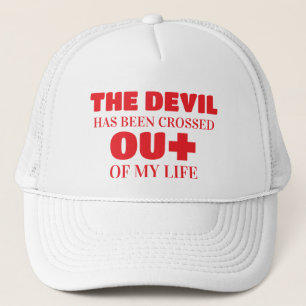 Der Satan überquerte, Jesus in Truckerkappe
