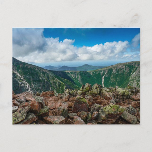 Der Sattel, der Baxter Staat Park, Maine Postkarte (Vorderseite)