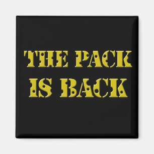 der Satz ist zurück Käsetext Magnet