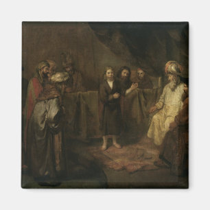 Der Säugling Christus im Tempel Magnet