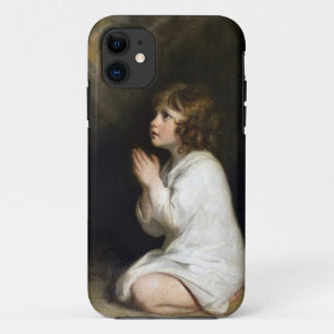 Der Säugling Samuel im Gebet von Joshua Reynolds Case-Mate iPhone Hülle