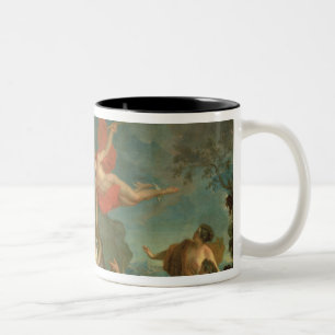 Der SäuglingBacchus geliefert durch Mercury an da Zweifarbige Tasse