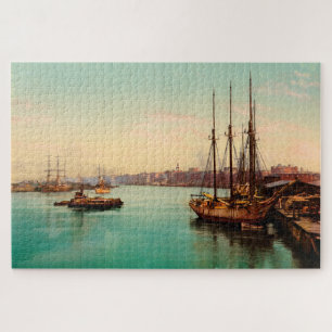 Der Savannah River Georgia USA 1900 Puzzle
