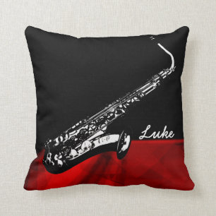 Der Saxophone/das personalisierte Kissen