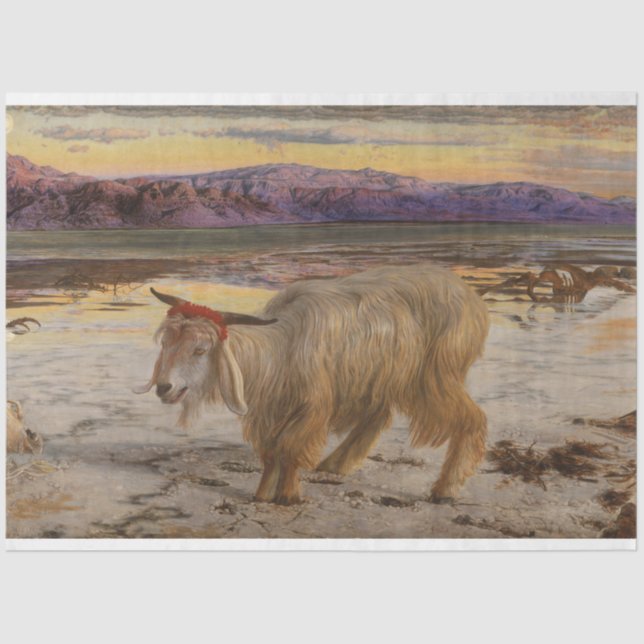 Der Scapegoat (von William Holman Hunt) Seidenpapier (Vorderseite)