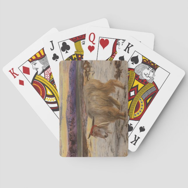 Der Scapegoat (von William Holman Hunt) Spielkarten (Rückseite)